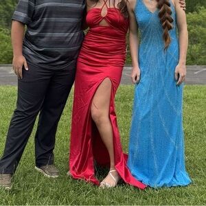 Red prom dress